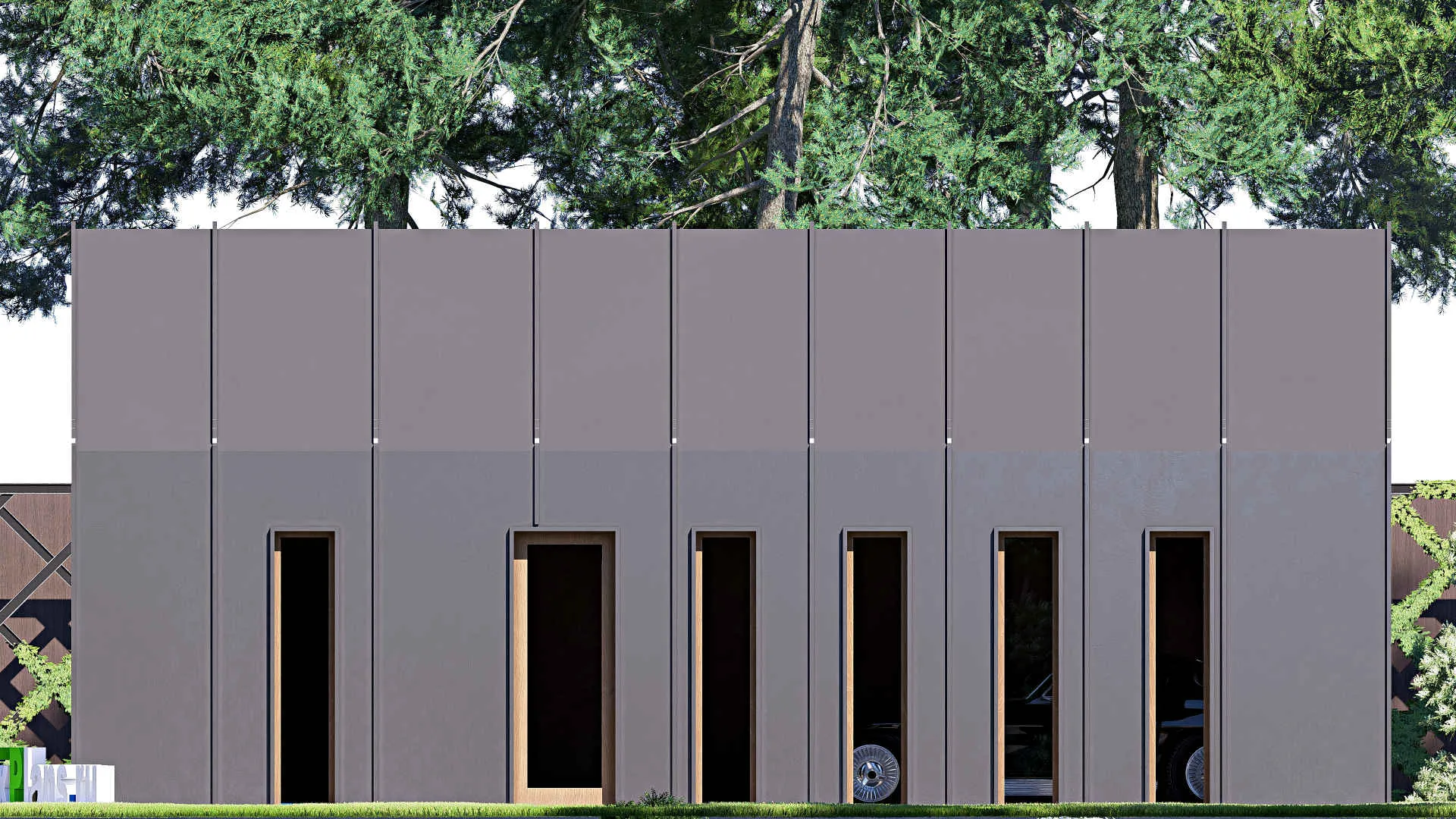 F-21050 - Проект гаража 5 на 10, площадью 40 м² на 1 машиноместо